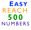 Easy Reach 500 Numbers Worldwide.